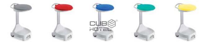 Porta Sacos Com Rodas Traseiras e Pedal 120L